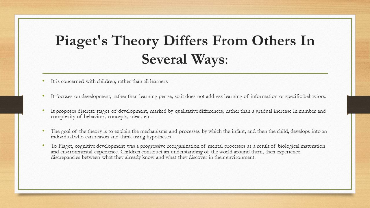 Piaget s two Cognitive Processes ppt download